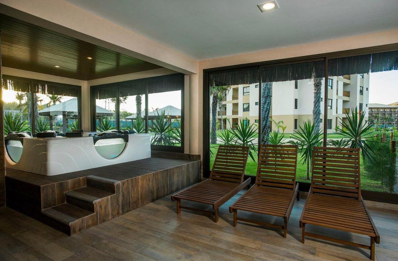 Paraiso Frente Mar!! 04 Pessoas-Pe Na Areia Vg Sun Cumbuco-Hidro, Sauna, Academia, Piscina,Cozinha Completa, Wifi, Parquinho Infantil Экстерьер фото